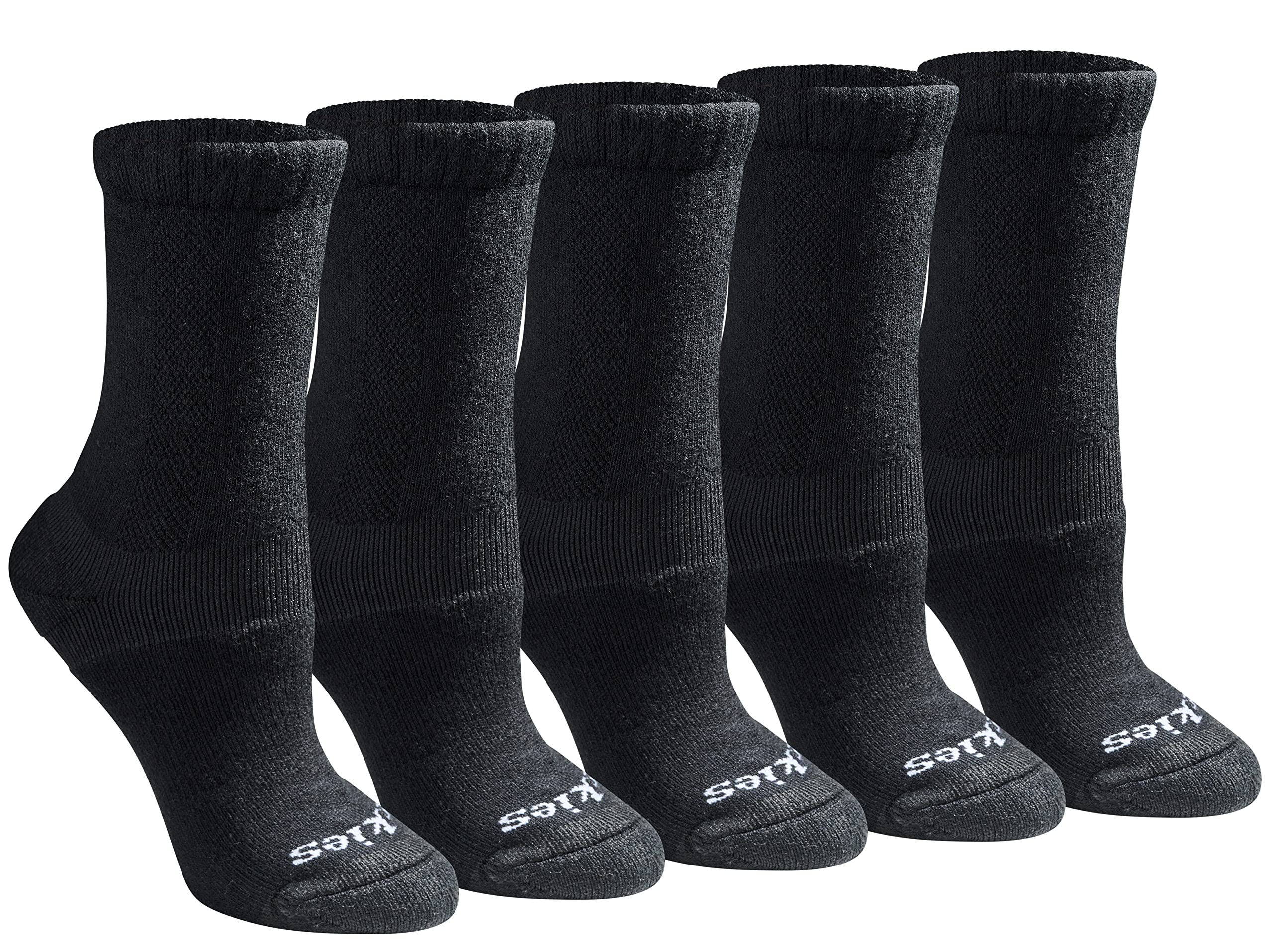 Dickies Womens Ultimate Full-cushion Plush Crew Socks Multipack Socks