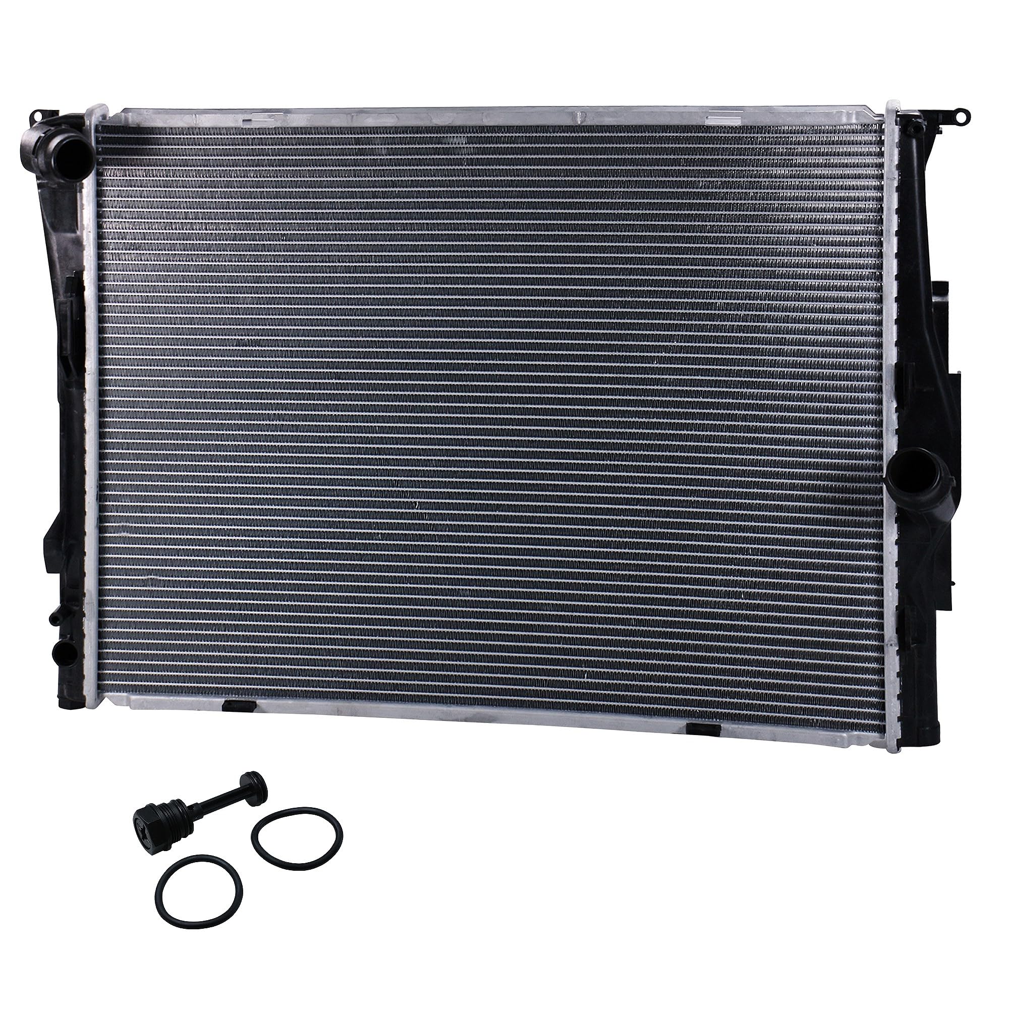1x radiatore acqua motore per auto con cambio manuale | Compatibile con: BMW 1, 1, 1 Cabriolet, 3, 3 Touring, X1