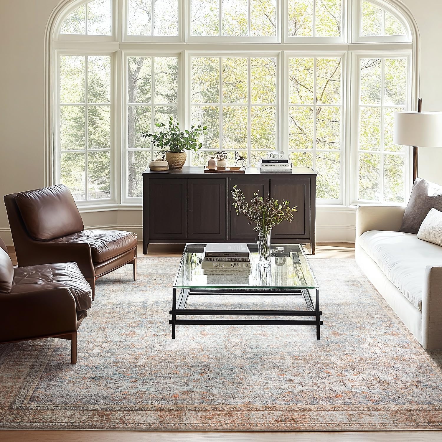 Amazon.com: Triohero Rugs for Living Room 9x12 Large Area Rug Washable ...