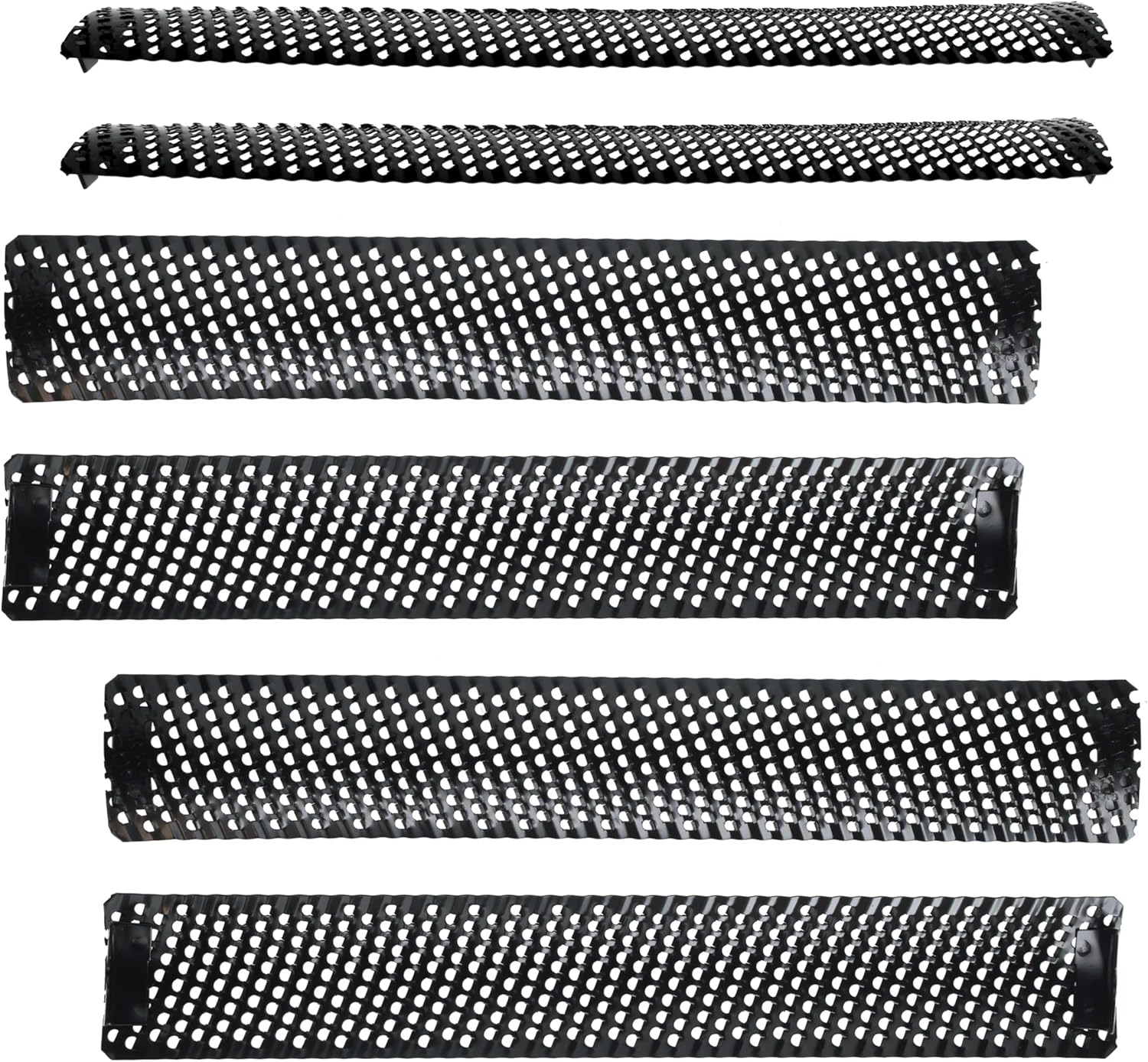 Dura-Gold 10-Inch Half Round Standard Cut Replacement Blade, Pack of 6 - Steel Shaver Cheesegrater Rasp for Auto Body Filler, Dent Repairs, Wood Fiberglass - Shaping Curved Surfaces Hand Plane Scraper