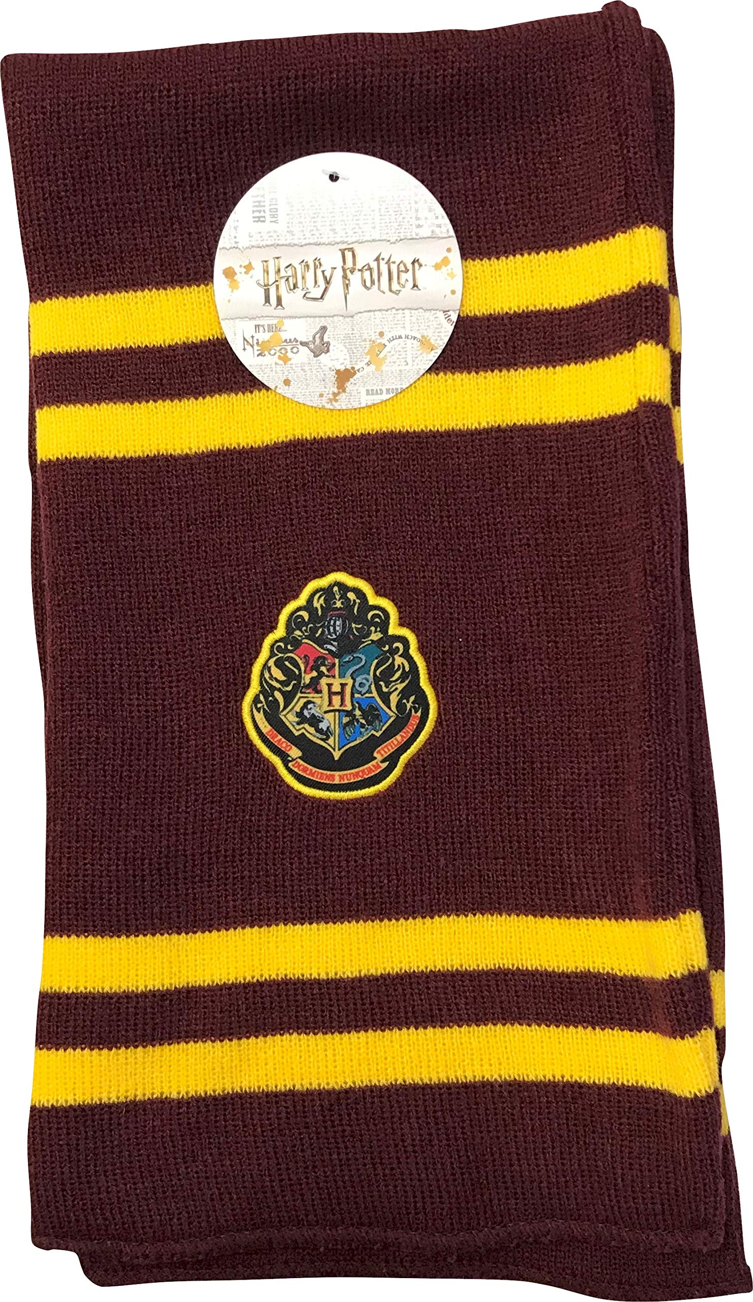 Gryffindor Colours Scarf with Hogwarts Crest