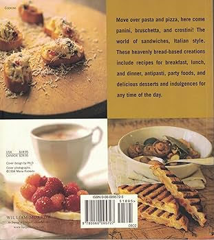 洋書 Panini, Bruschetta, Crostini Panini, Bruschetta, Crostini: La Place, Viana: 9780688113254