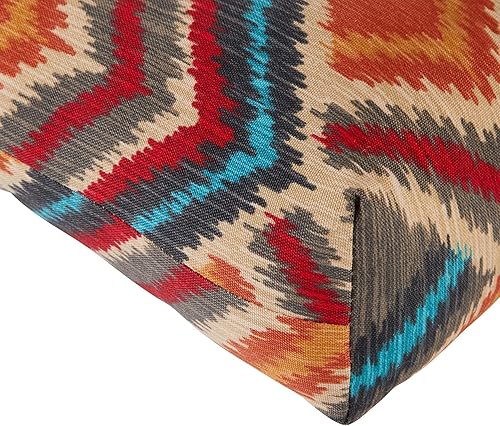 Miniatura 4 de South Pine Porch Surreal Chevron - Cojín cuadrado para asiento de 20 pulgadas, 2 unidades, para exteriores