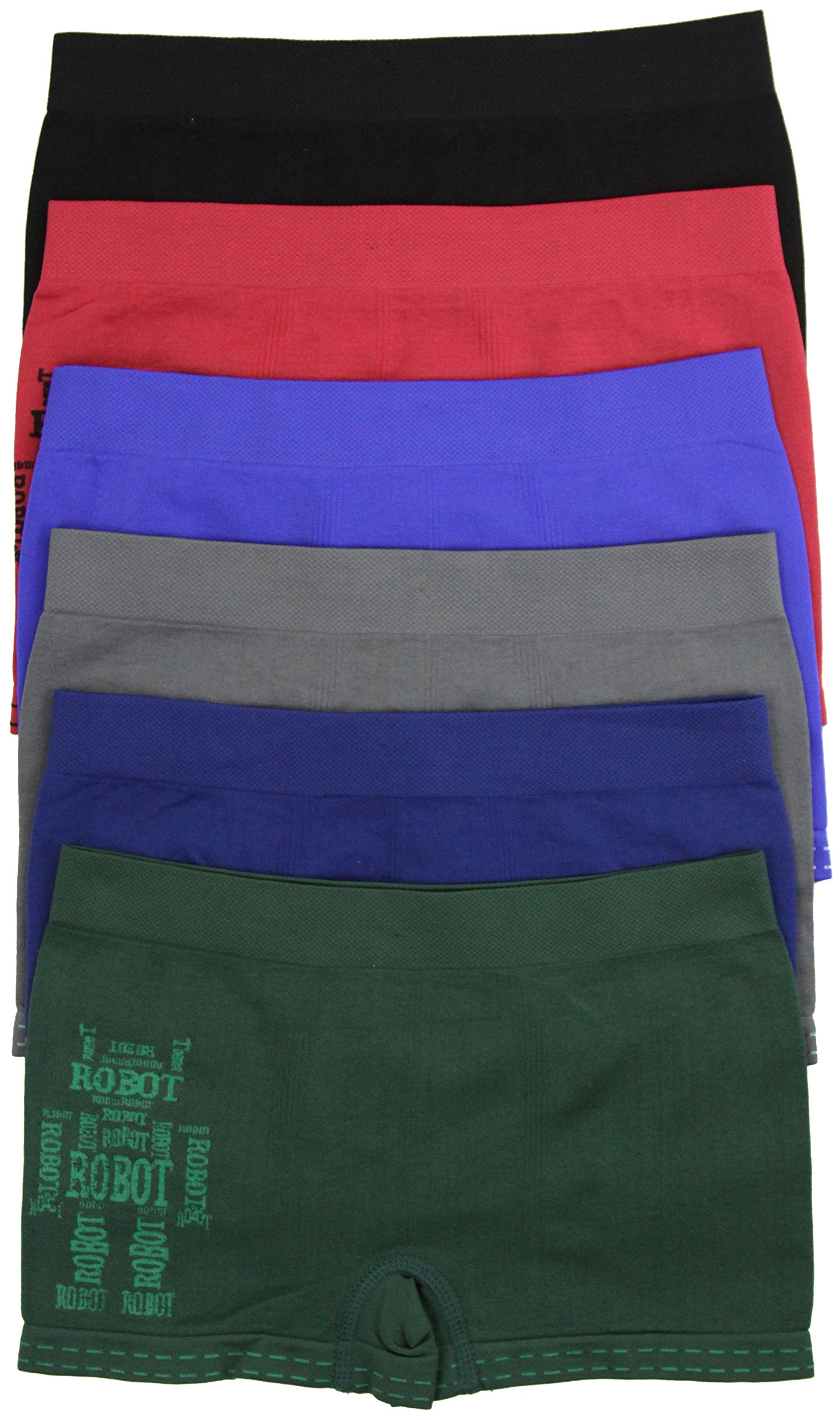 tobeinstyle Boy 's Pack de 6 calzoncillos gráficos