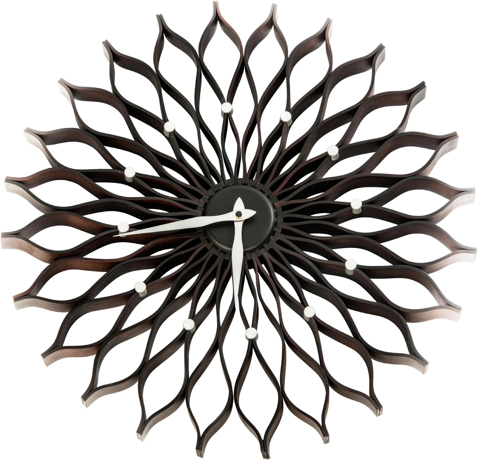 Sunflower Nelson Wall Clock, Espresso