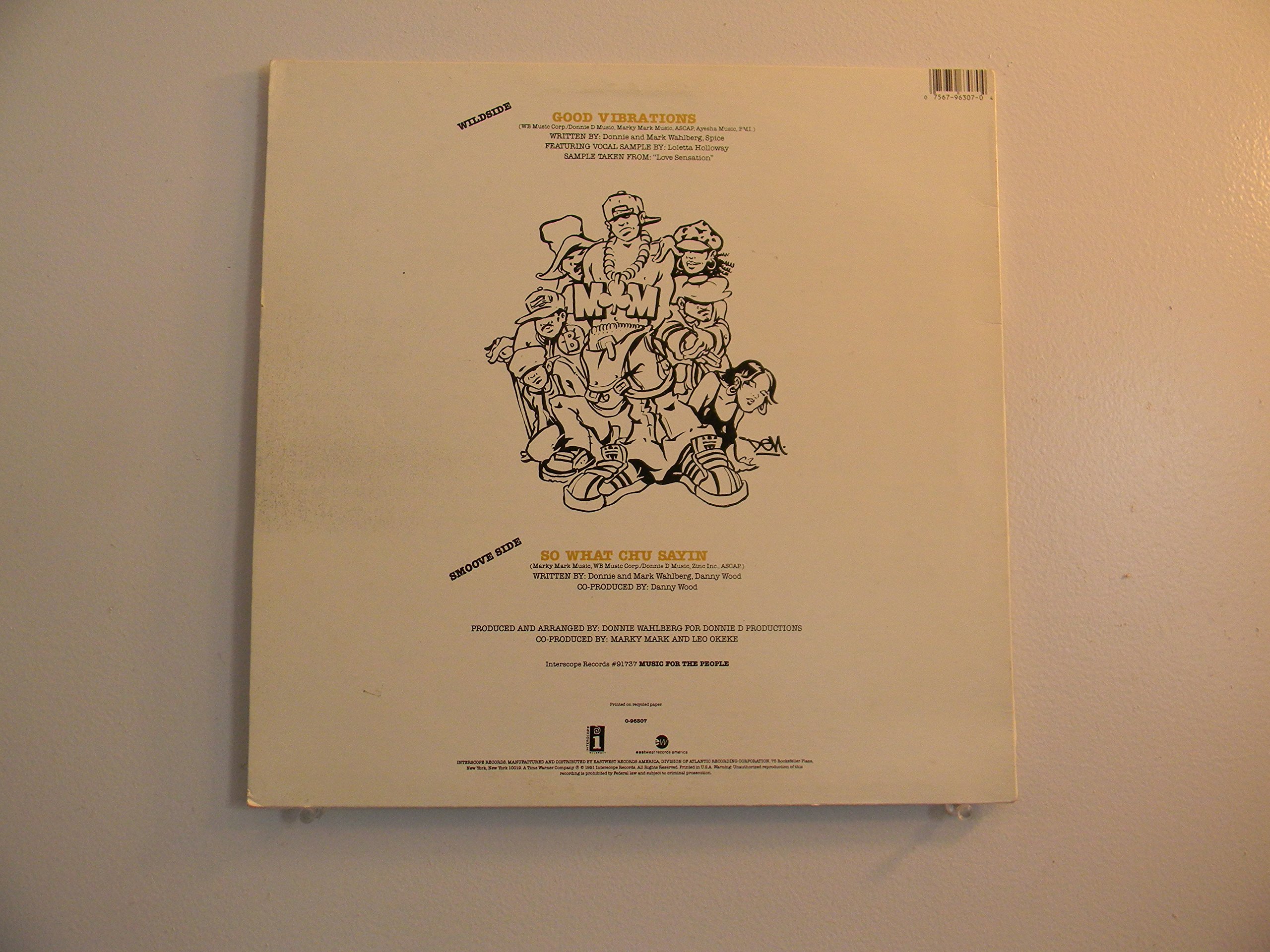 GOOD VIBRATIONS 7" (VINYL 45) UK INTERSCOPE 1991
