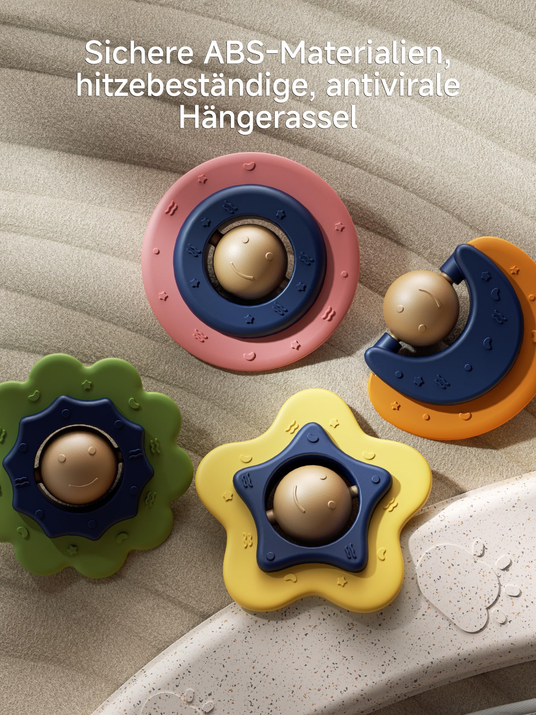 TUMAMA KIDS 4 in 1 Kickin' Tunes Spieldecke mit 70+ Geräuschen, 25+ Minuten Musik, Baby Klavier Turnmatte Fitness Aktivitäts Spielmatte mit 4 Rasseln und Spielbogen, Babyspielzeug ab 0 1 3 6 8 Monate