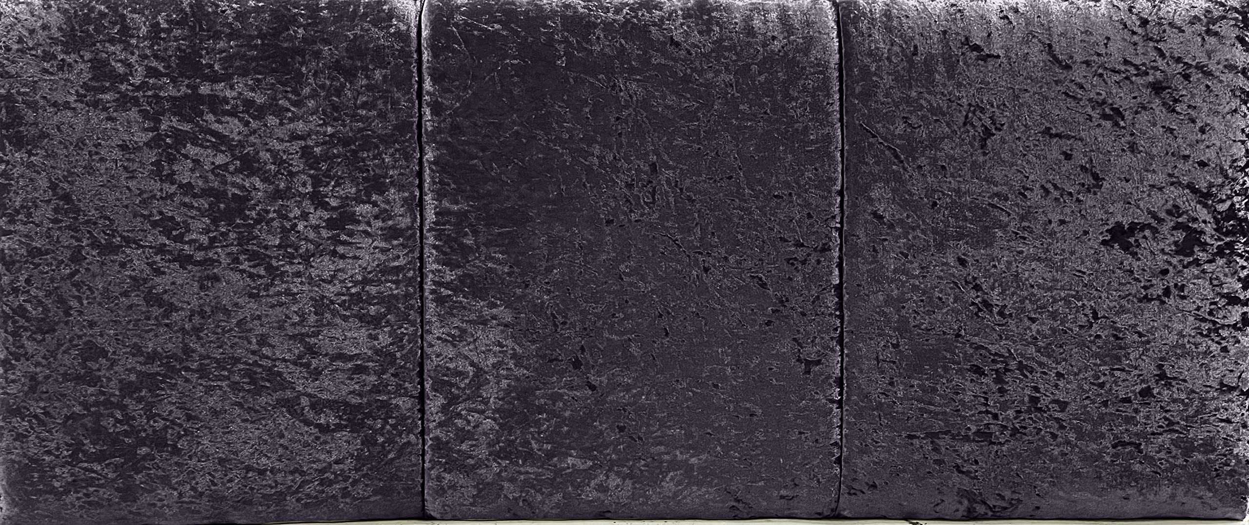 Affordable Luxury 20" Alton Headboard in Crushed Velvet Fabric, for Divan Beds, Bedroom and Hotel Furniture…(Denim, Double - 4FT6)