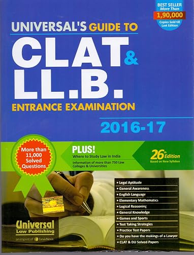 Guide to CLAT &amp; LL.B. Entrance Examination 2016-17