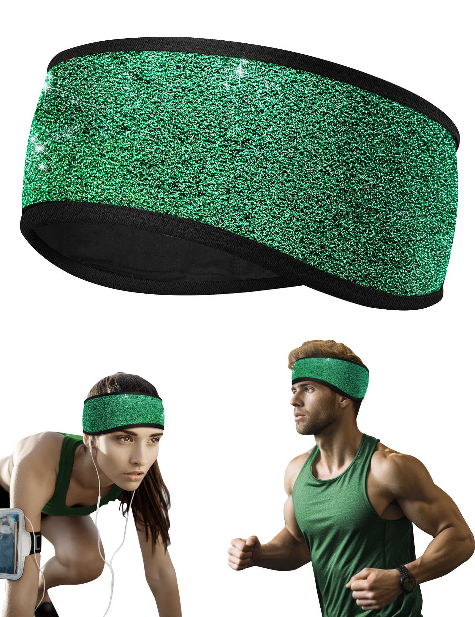 LC-dolida Headband Running Headband, Sports Headband Hairband Non Slip Sweatband for Running, Cycling, Basketball, Yoga, Fitness, Gift for Women Men