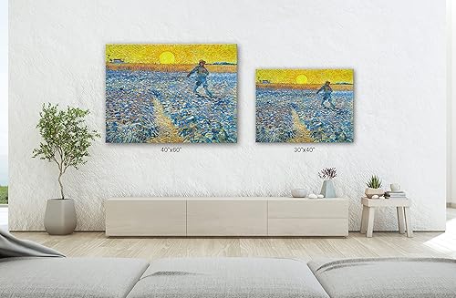 Miniatura 7 de SpiritualHands Lienzo decorativo para pared, diseño de campo de trigo con cipreses, Vincent Van Gogh, la noche estrellada de Van Gogh, autorretrato