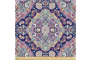 Ambesonne Mandala Fabric: A Vibrant Explosion of Spring Colors