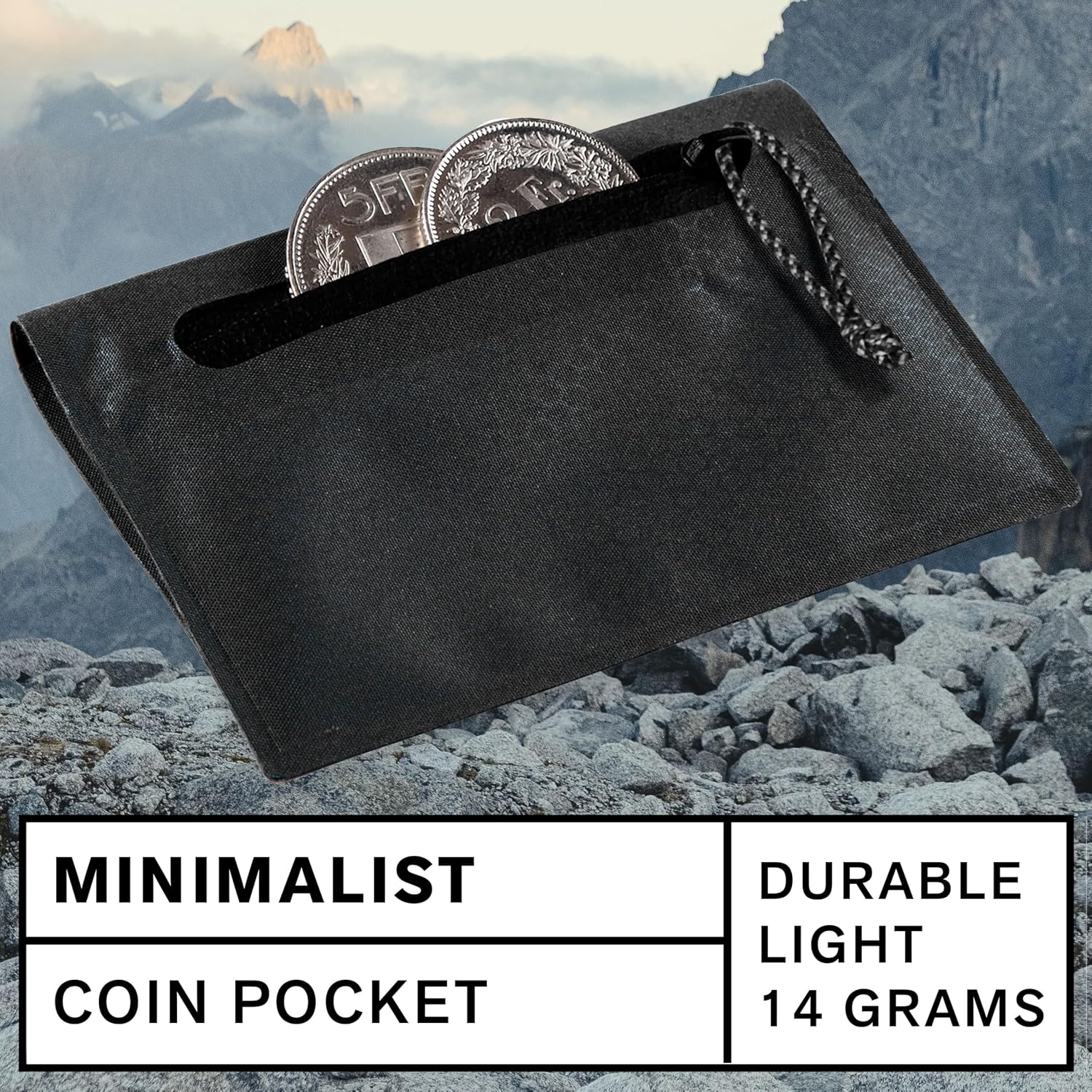 Mammut Ultralight Wallet – Mens and Womens Lightweight, Everyday Wallet with Coin and Card Slots