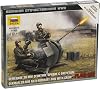 Zvezda Models 172 German 2cm Flak 38 With Crew New Tooling Snap Kit