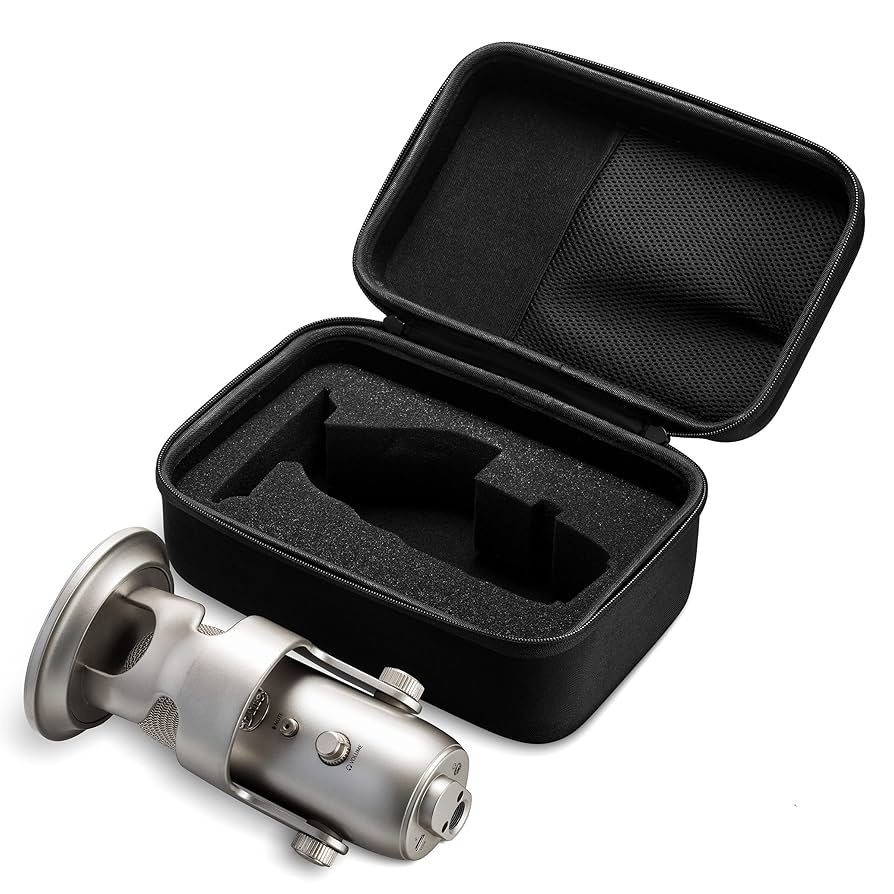 Blue マイクロフォン・ハードケース・フライトケース Amazon.com: caseling Hard Case for Blue Yeti USB Microphone