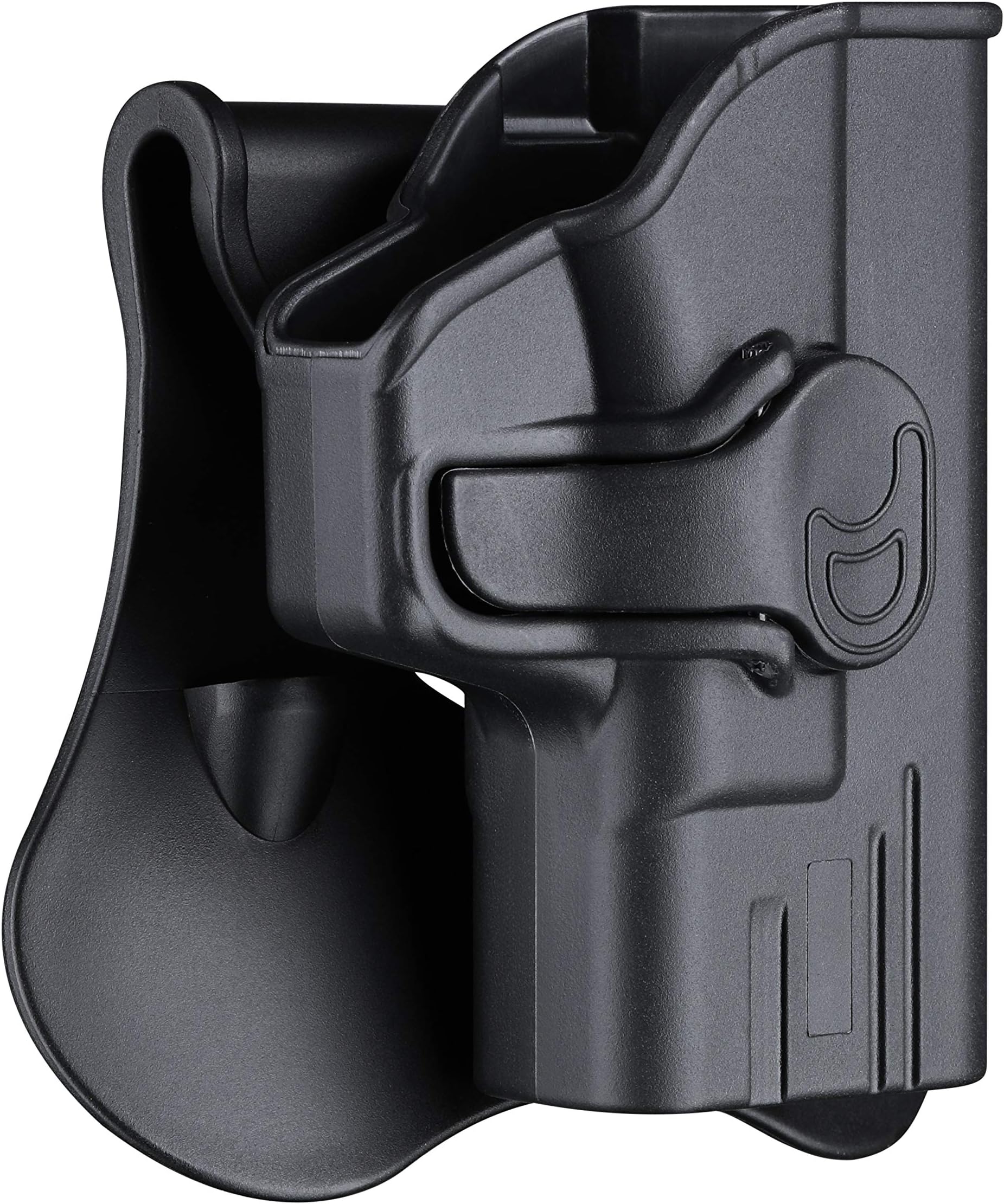 XD-S 3.3 Compact Holsters, OWB Holster for Springfield Armory XD-S 9mm/.40/.45 3.3" Barrel Only - Index Finger Released | Adjustable Cant | Autolock | Outside Waistband | Lightweight -Right Handed