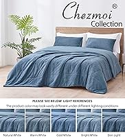 Vista 7 de Chezmoi Collection Zane - Juego de edredón Sherpa de 2 piezas, juego de ropa de cama reversible de microfibra lavada de doble cara