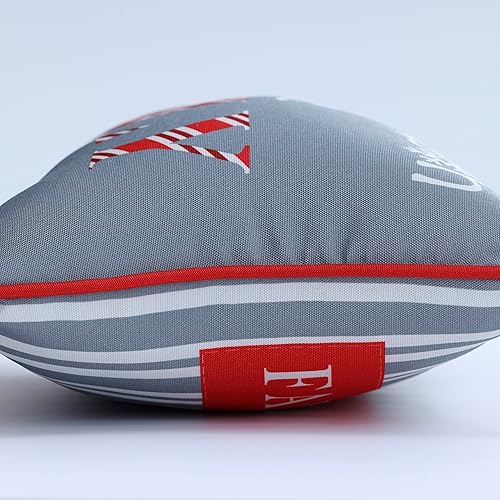 Miniatura 4 de Pillow Perfect Almohada lumbar para exteriores e interiores, color gris