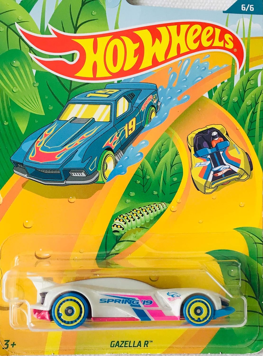 Hot Wheels Spring Mix Vehicle Collection Exclusive Bundle of Six Cars