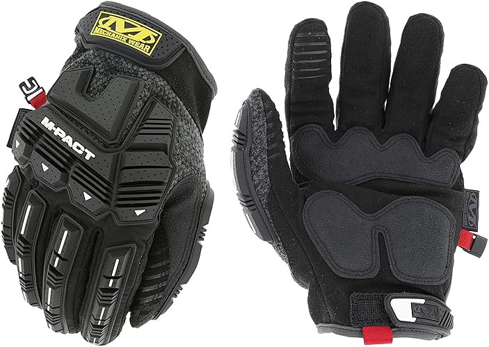 Mechanix Wear ColdWork M-Pact Winter Work Gloves - Insulated Wind & Water Resistant Heavy Duty Work Gloves - Impact Protection - Machine Washable - Medium - Black & Grey