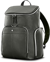 Mobile Solution 2 Leather Deluxe Backpack - Olive