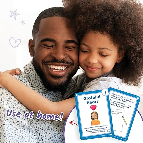 Miniatura 5 de hand2mind Tarjetas de tareas socioemocionales para mayores de 3 años, aprendizaje socioemocional, juguetes de terapia de juego para consejeros,