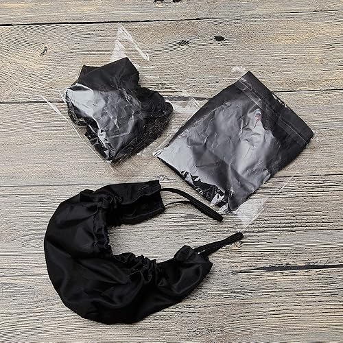 Miniatura 8 de EBOOT 3 gorras de barba para hombres, bandana para barba, fundas ajustables para el pelo facial, delantal, capó para dormir, babero