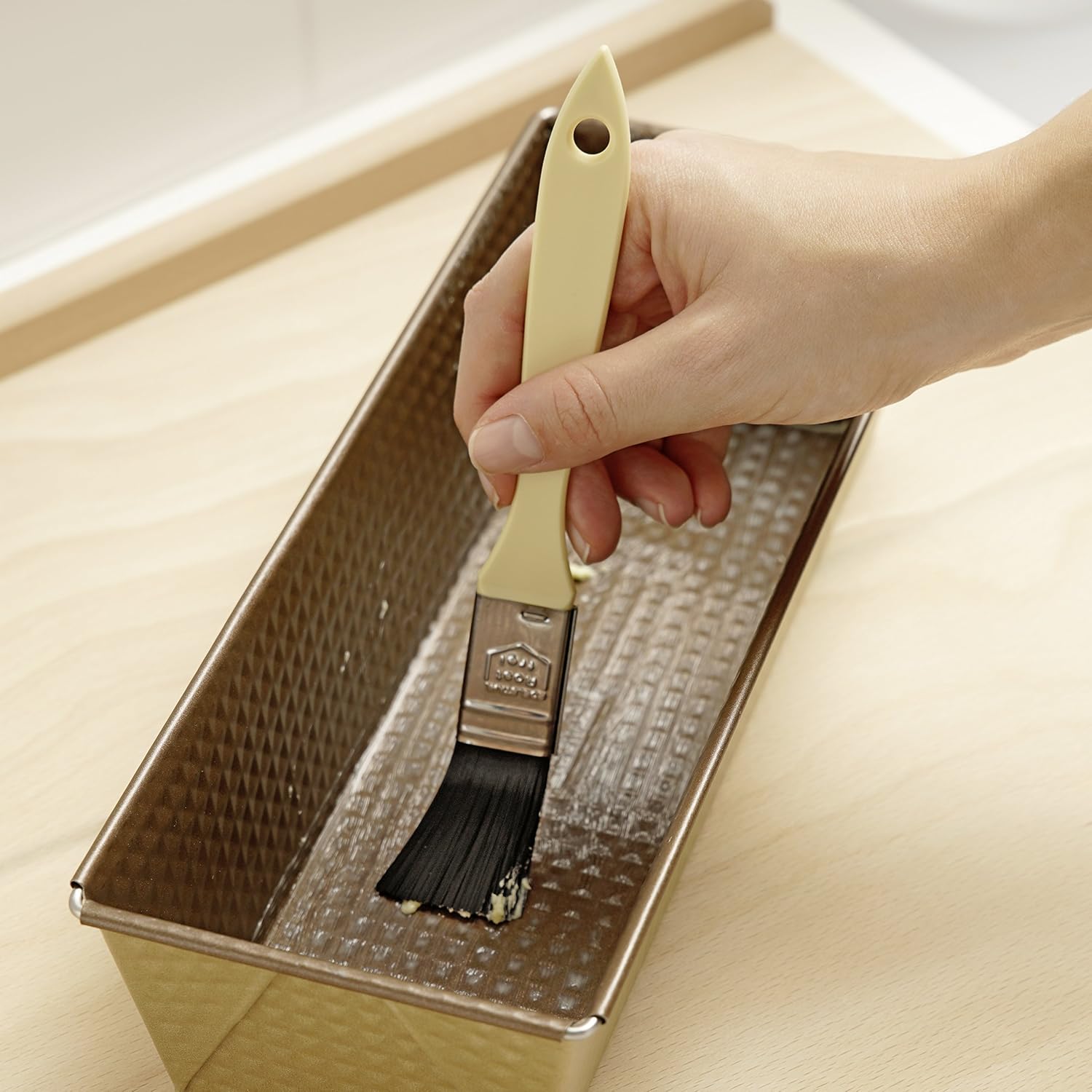 Zenker Baking Brush Of Teflon, Brown, 7.87" x 0.98"