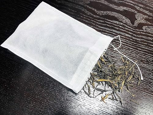 Miniatura 4 de 300 bolsas de filtro de té, bolsas de té desechables para té suelto, infusor de té natural para viajes de oficina en casa, 4 tamaños