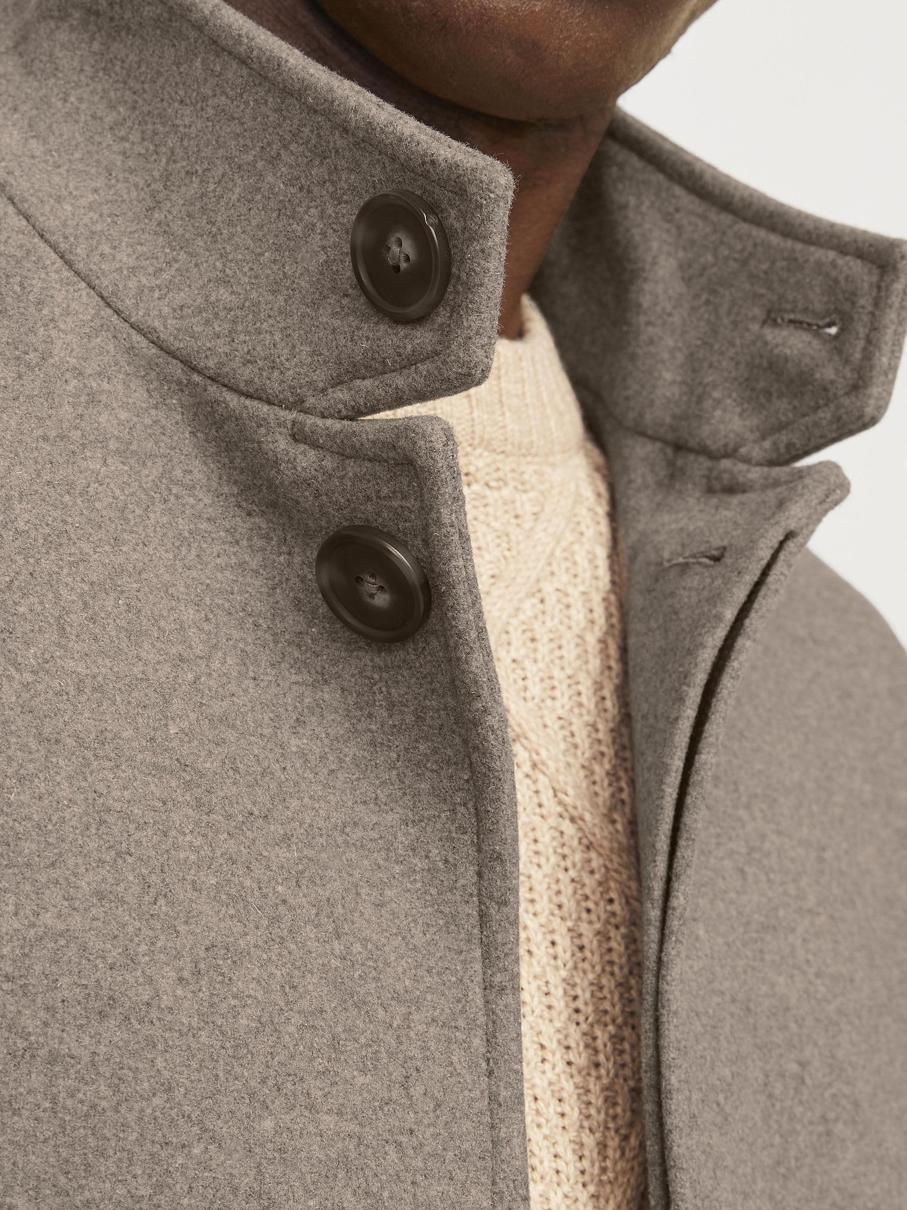 JACK & JONES Jprblawilson Wool Coat Sn Cappotto Uomo (Pacco da 1)