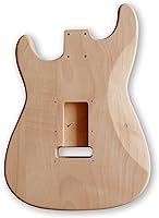 Vista 3 de BexGears - Kits de guitarra eléctrica, estilo ST, para armarla tú mismo, con cuerpo de caoba, mástil de arce y diapasón de ébano compuesto