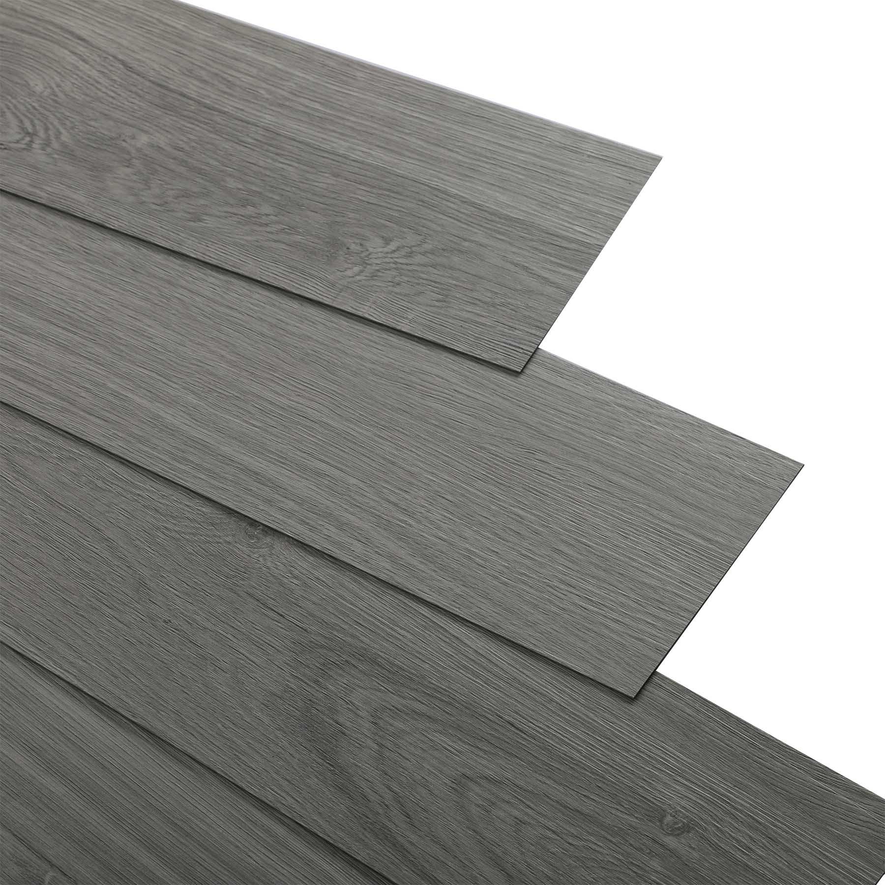 COZ 16 PCS 24 Square Feet Odorless Vinyl Floor Planks Adhesive Floor