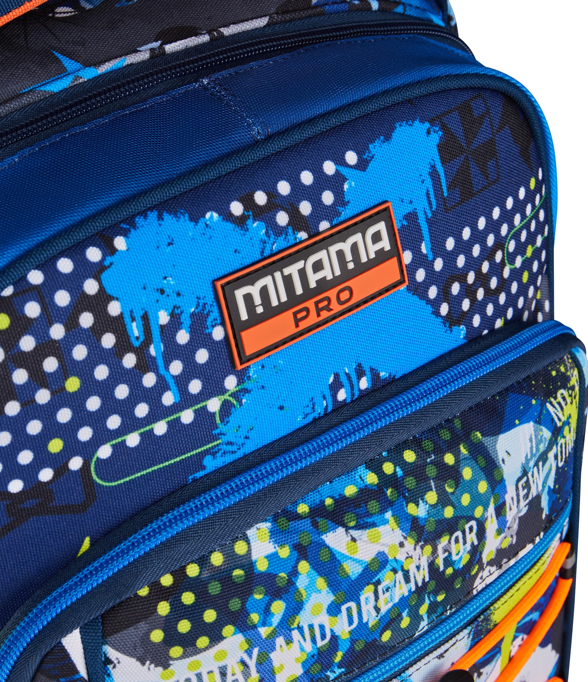 Mitama Trolley DR Scuola URBANLOOP, 34 Lt, Blu, Uso zaino, Tasca con organizer, Bambino, Scuola elementare e media, Viaggi e tempo libero