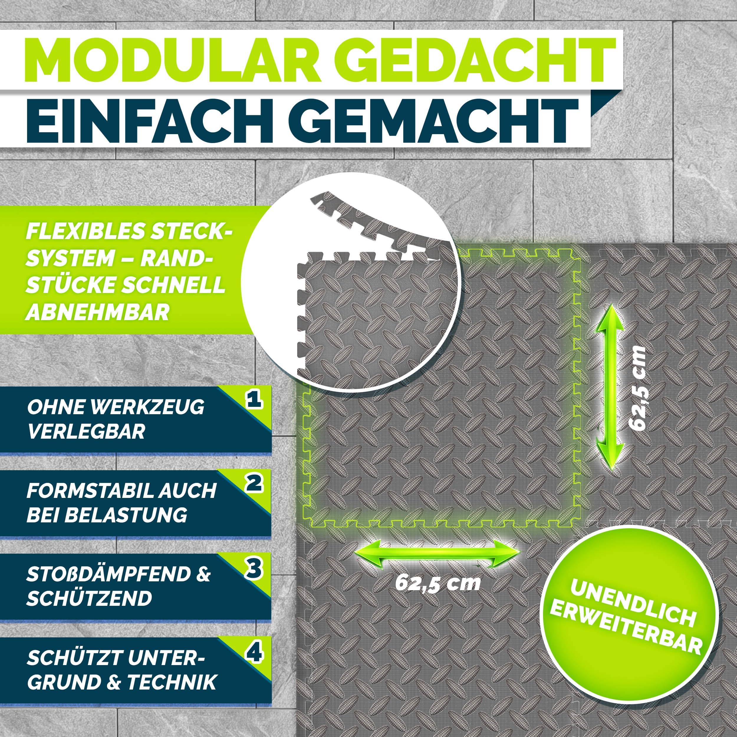 tillvex® Whirlpool Unterlage eckig 242 cm | Bodenmatte Poolunterlage Matte viereckig Outdoor Whirlpools | Thermo Bodenschutzmatte Pool Untergrund | Bodenschutz Bodenplatte schützt & isoliert (Grau)