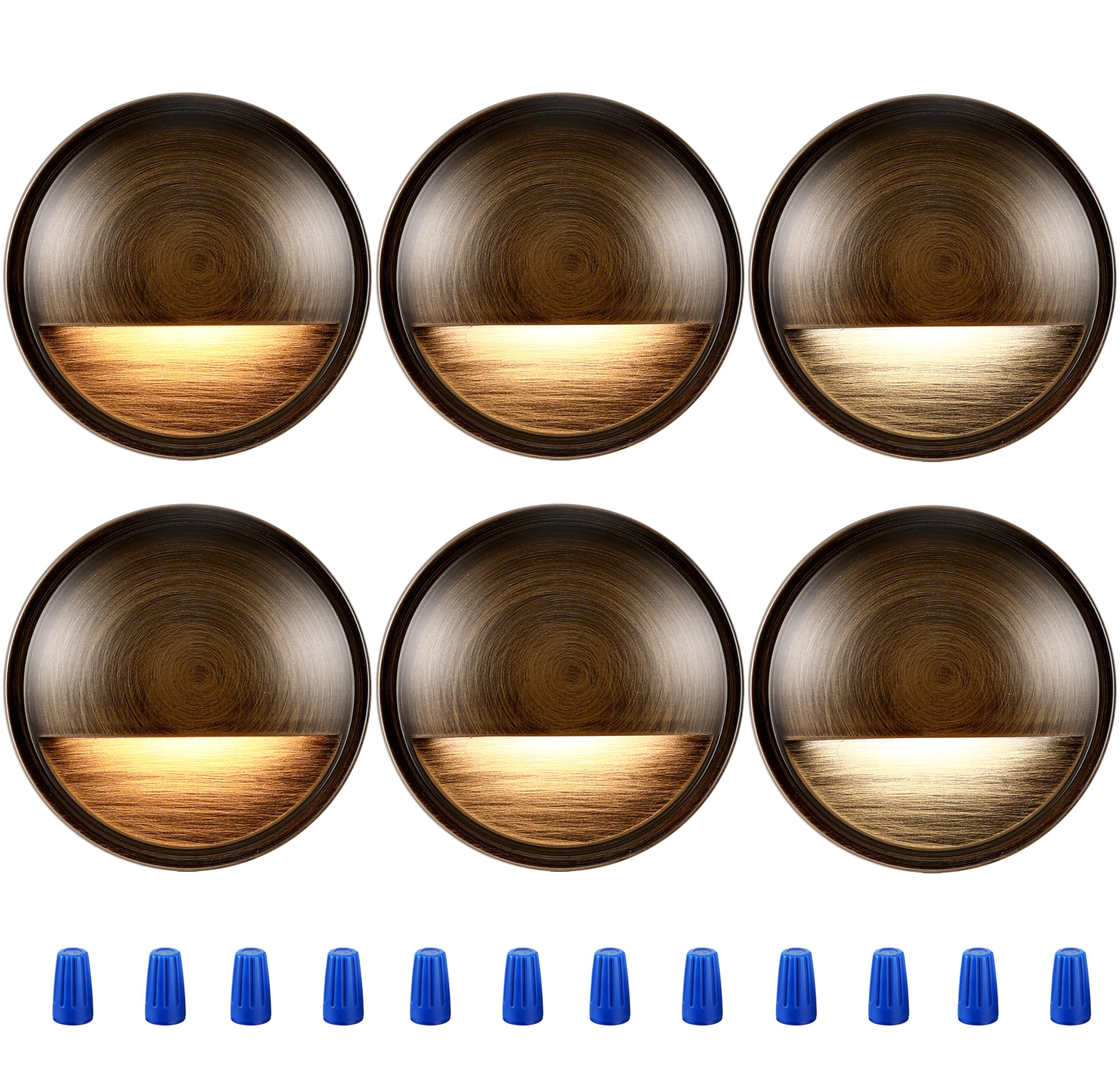 SKYBEAT 31ＫLF CLOUDY BAY [6 Pack] 3CCT Low Voltage LED Deck Lights Outdoor