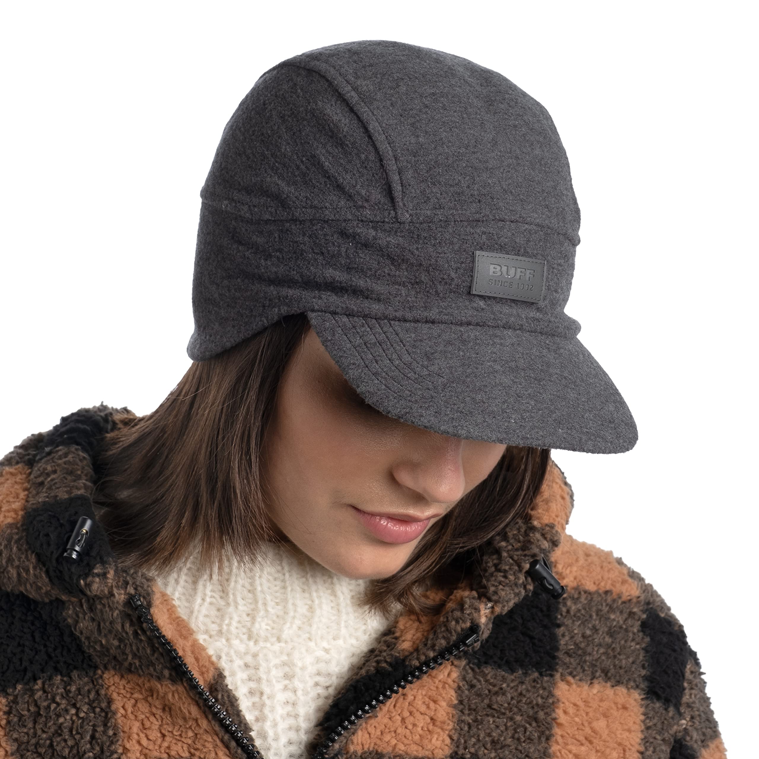 Buff Merino Wool Pack Cap Basecap Wollcap Merinocap Baseball Cap Wintercap Trasera Cerrada