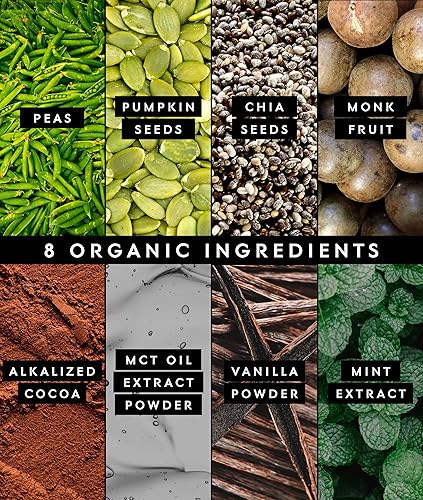 Miniatura 44 de TRUVANI – Polvo de proteína a base de plantas – Proteína orgánica certificada USDA en polvo, vegano, sin OMG, sin gluten