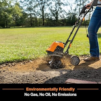 LawnMaster TE1216M Electric Tiller 12-Amp, 16-Inch