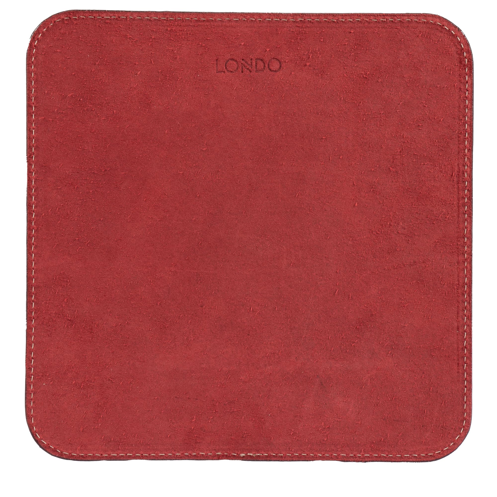 Londo Tappetino Mouse in Vera Pelle con Poggiapolso, Tappetini da scrivania, Mousepad