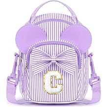 Birthday Gifts for Girls Kids - Initial Purse for Girls Kids Toddler Crossbody Bag