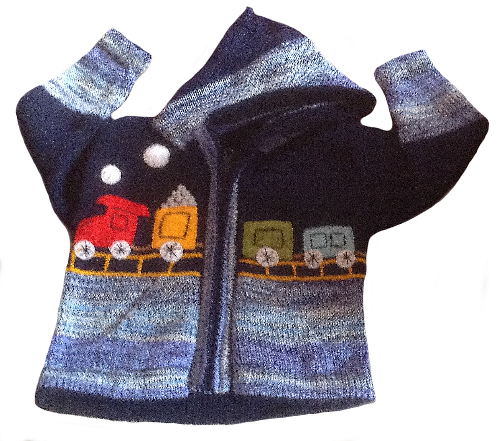 Chaqueta de punto infantil para jugar en el parque y paseos de invierno 3