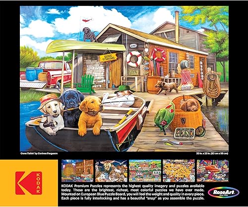 Miniatura 5 de Cra-Z-Art - RoseArt - Kodak Premium - Gone Fishin' - Rompecabezas de 1500 piezas