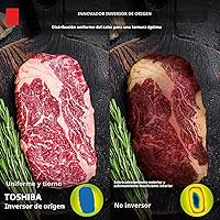 Vista 3 de TOSHIBA ML4-EM22PAIT(SS) Horno microondas de encimera con sensor de cocción, 6 menús automáticos, inversor Origin, bloqueo para niños, 2.2 pies