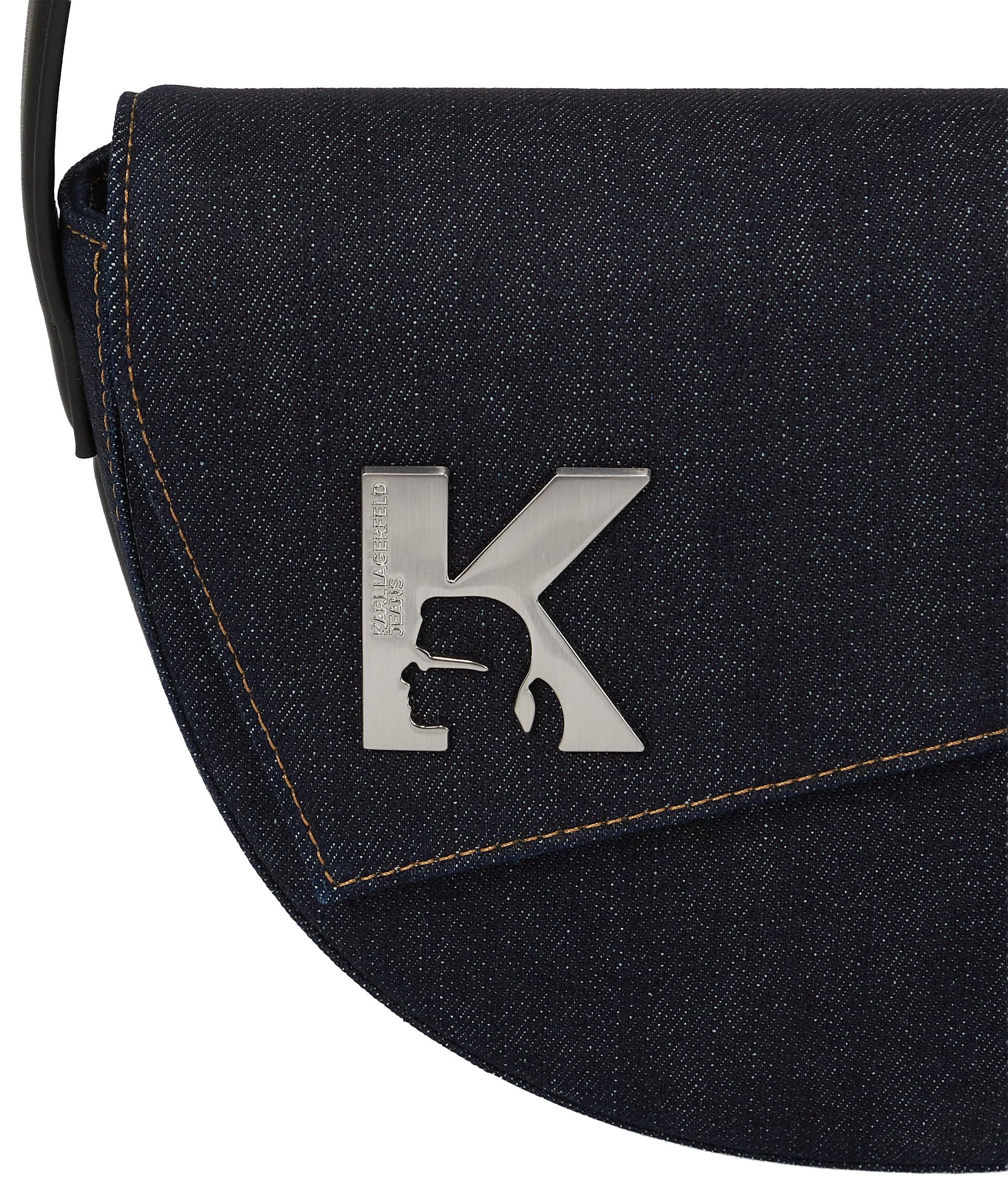 Karl Lagerfeld Jeans, Damskie, Geo Saddle Bag Denim,