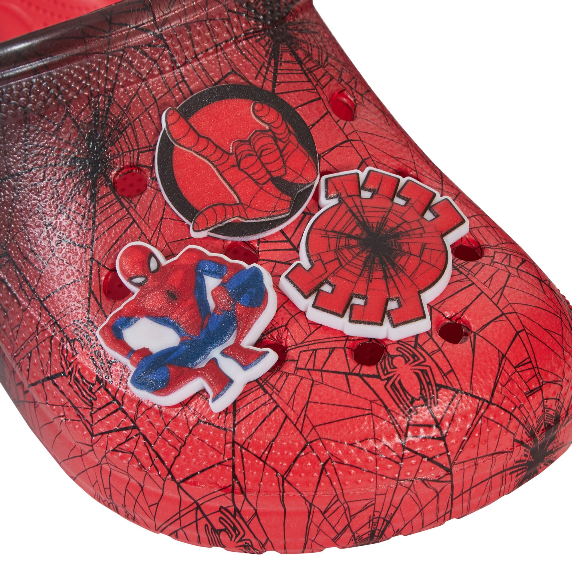 Enfants Spidey et Ses Incroyables Amis Spiderman Sabots Sandales avec Breloques Badges curseurs d'été avec Bride à la Cheville Chaussures de Plage
