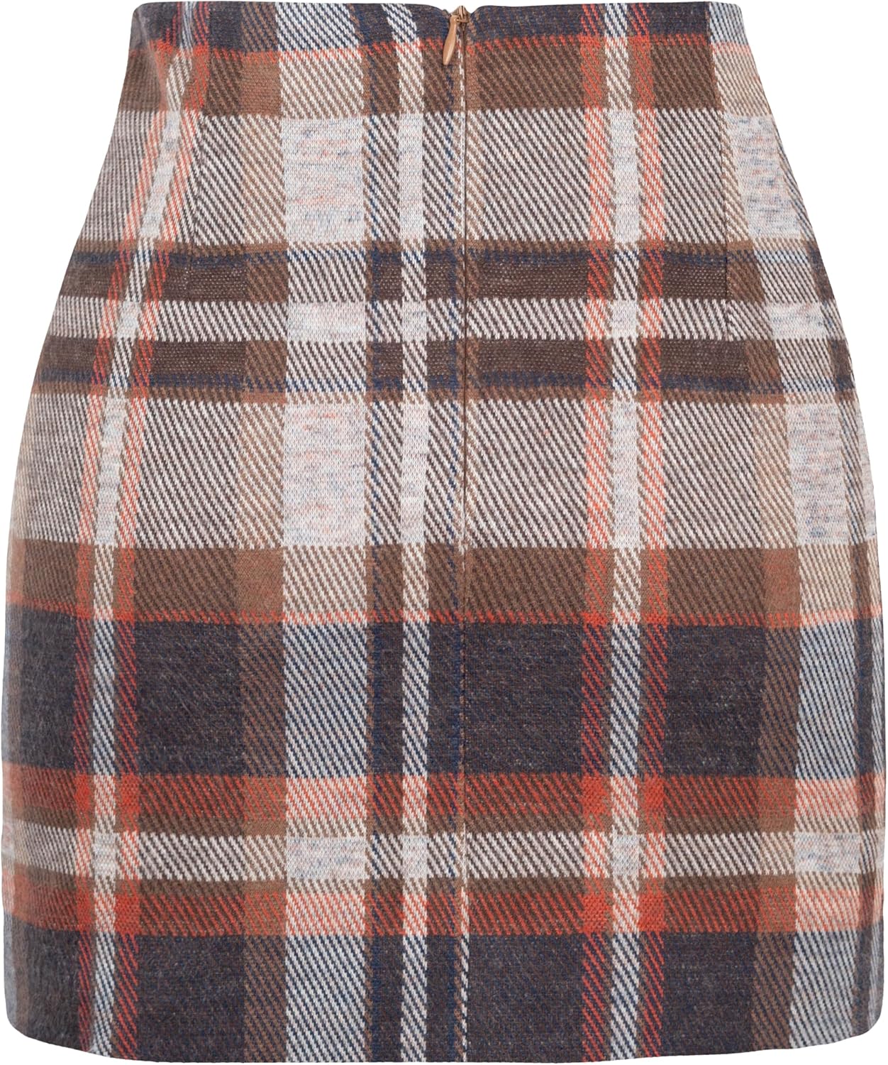 Ellames Women's Mini Club Skirt Basic Bodycon High Waist Pencil Skirts with Slit - Image 3