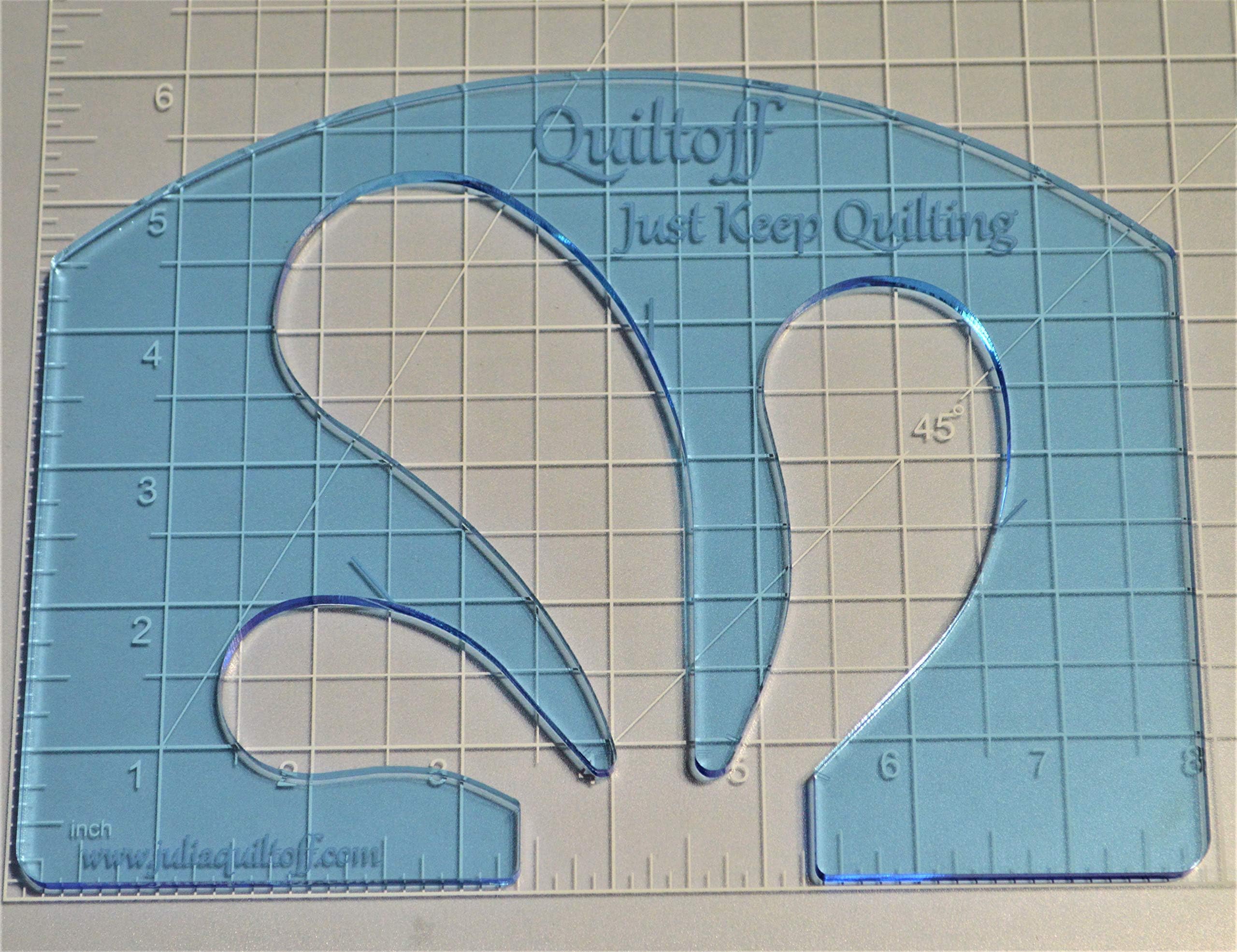 Feather Quilting Ruler Leaf Petal Craft Supplies & Tools Rulers