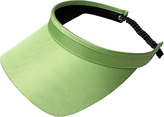 Glove It Classic Solid Coil Visor -Ladies Visor Hat, Sun Visor for Women, Golf Visor with Coil, Visor for Running, Tennis
