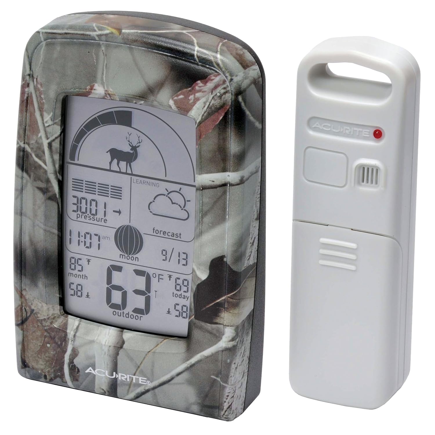 AcuRite 00250 My Backyard Weather Sportsman Forecaster Multicolor, 1.575" W x 4.79" H x 0.939" D