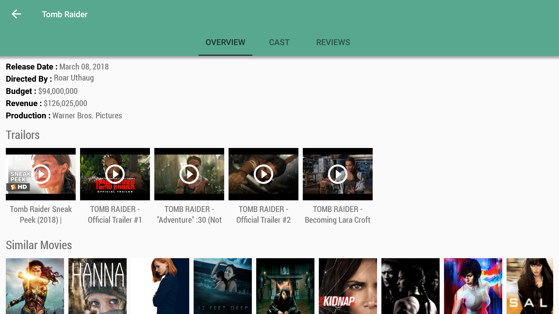 Latest Movie Reviews Free - App on Amazon Appstore